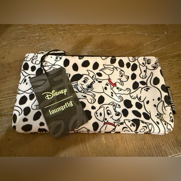 Loungefly Handbags - Disney x Loungefly 101 Dalmatians Nylon Zip Pouch NWT